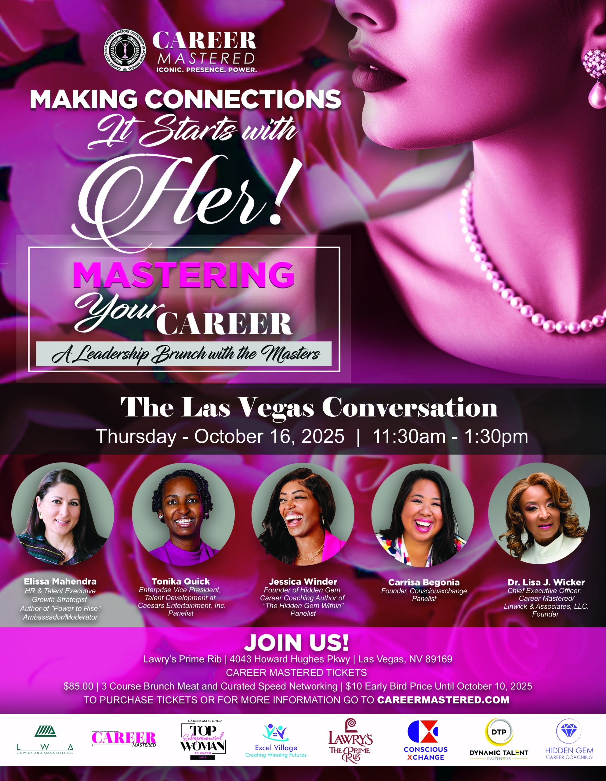 las vegas brunch flyer design 2025